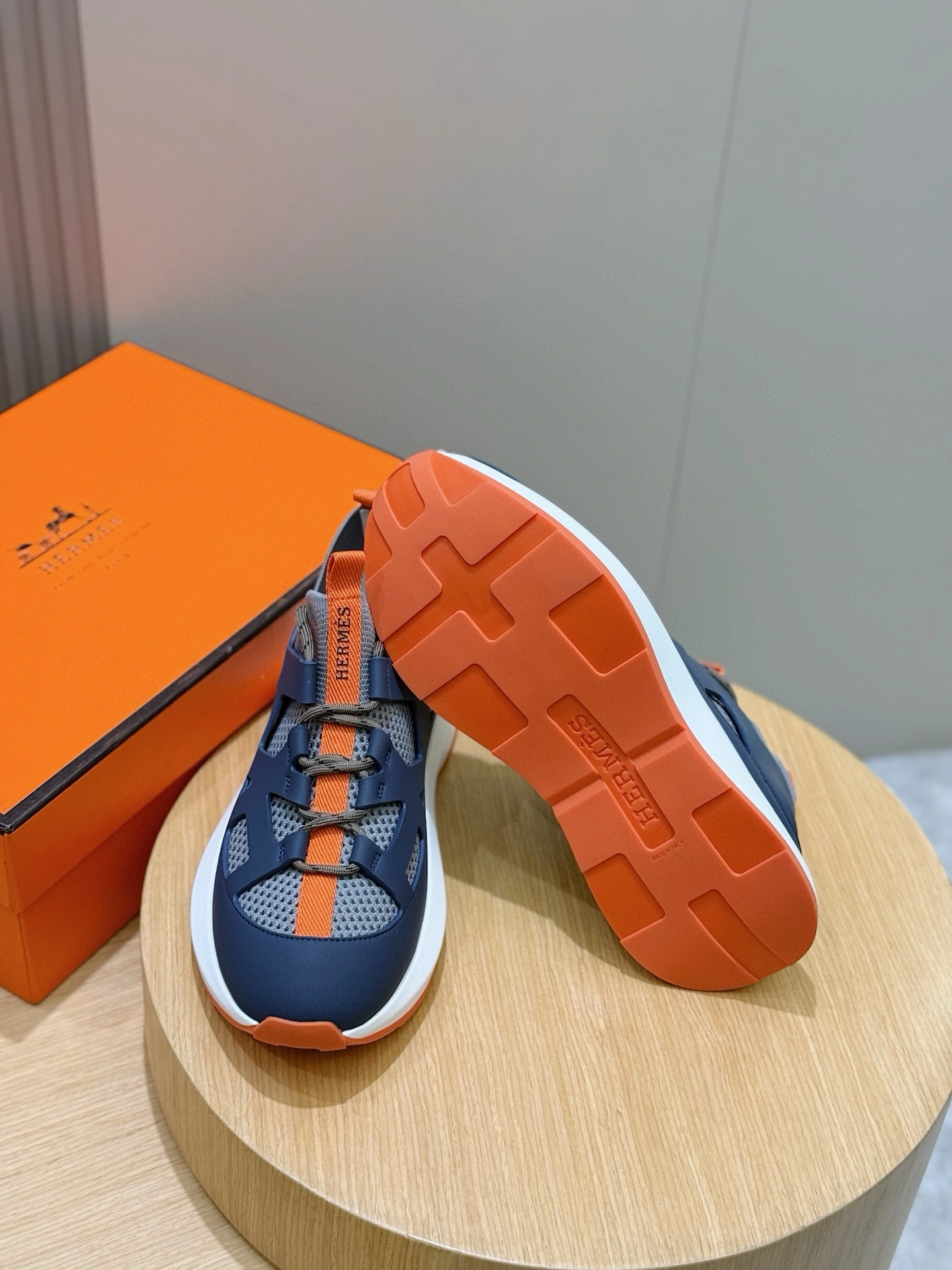 OOBB-- H5r75s Katana Calfskin Thick soles：4.3CM item:E-X230F2666